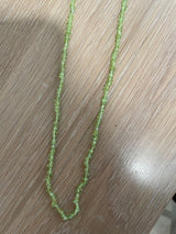 Hatband with green crystals full