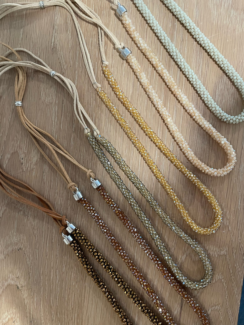 Hatband crochet crystals