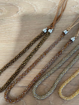 Hatband crochet crystals