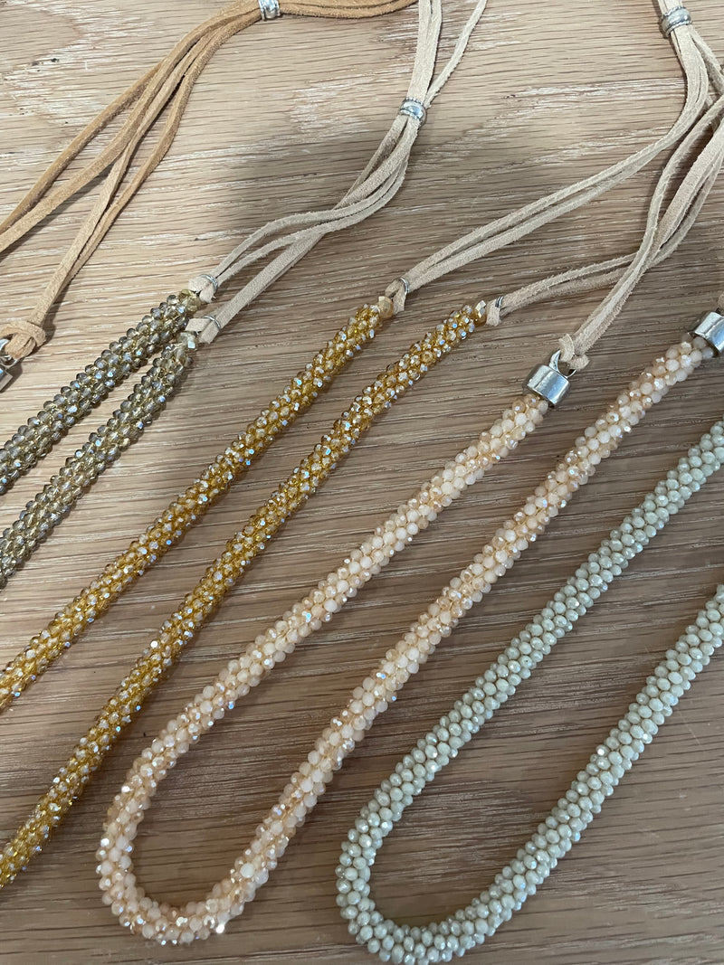 Hatband crochet crystals