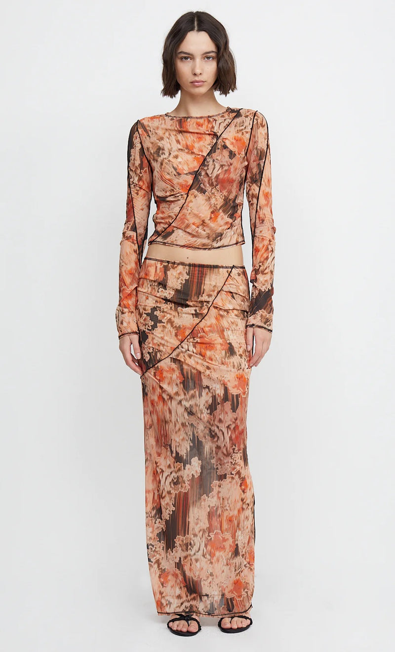 Averil Gathered Maxi Skirt