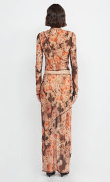 Averil Gathered Maxi Skirt