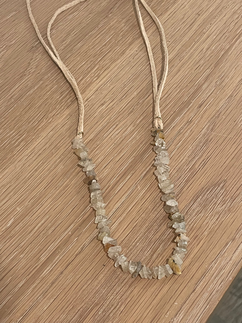 Hatband rutilated quartz