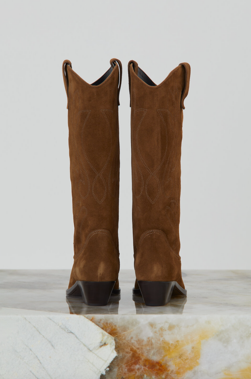 Suede Cowgirl Boots