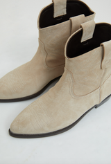 Suede Cowgirl Booties