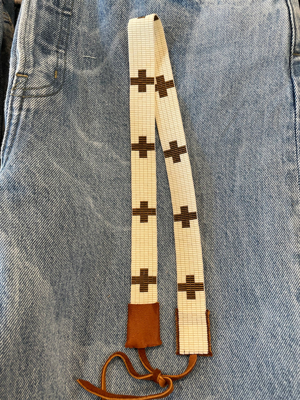 Cross Wide Hat Band