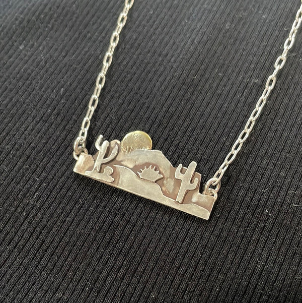 Desert Landscape Necklace