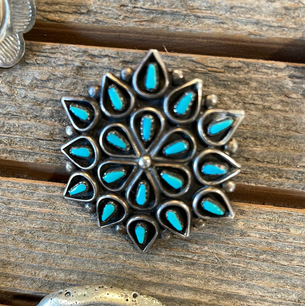 Zuni Star Hat Pin