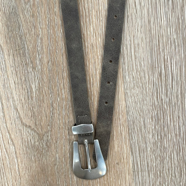 Taupe Leather Belt