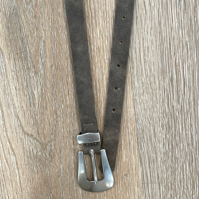 Taupe Leather Belt