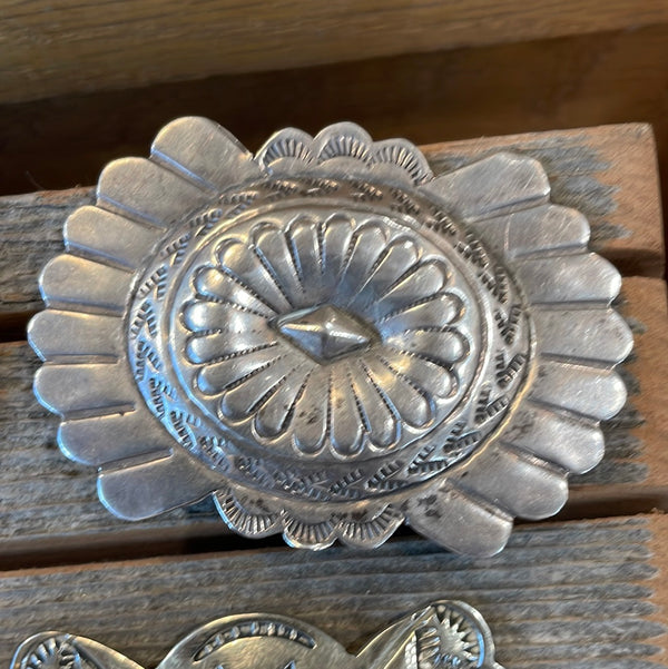 Sterling Silver Concho Pin