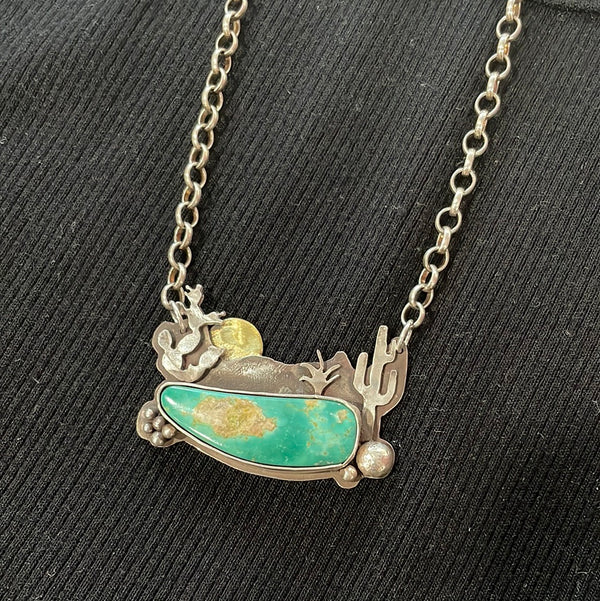Turquoise Desertscape Necklace