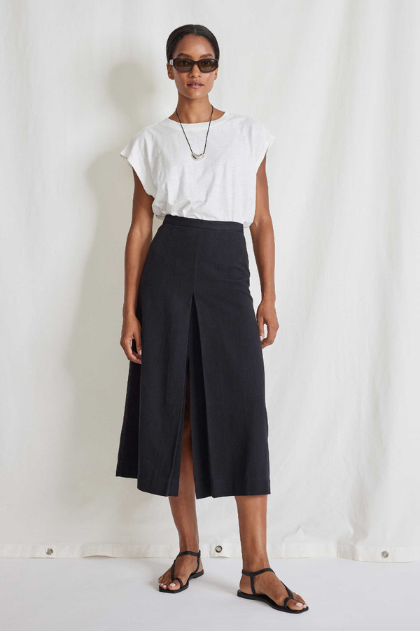 Karen Slit Midi Skirt