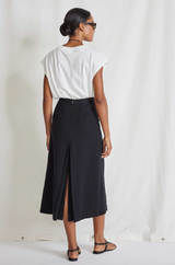 Karen Slit Midi Skirt