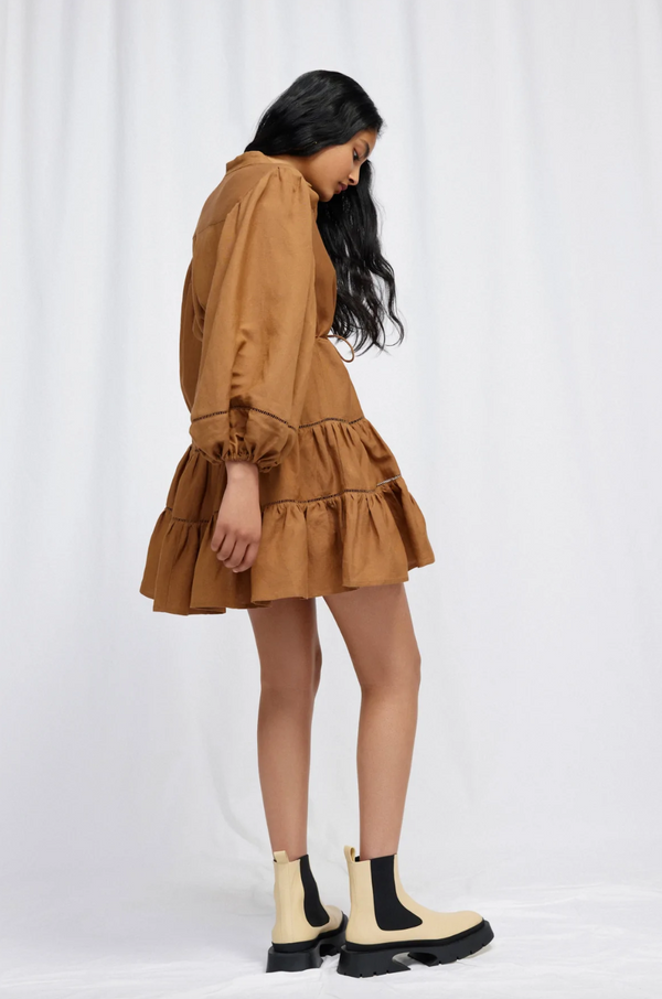 Theodora Dress- Toffee